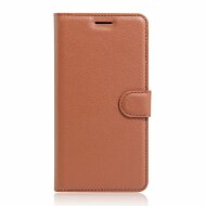 Чехол-книжка с визитницей для ZTE Blade V7 (коричневый)