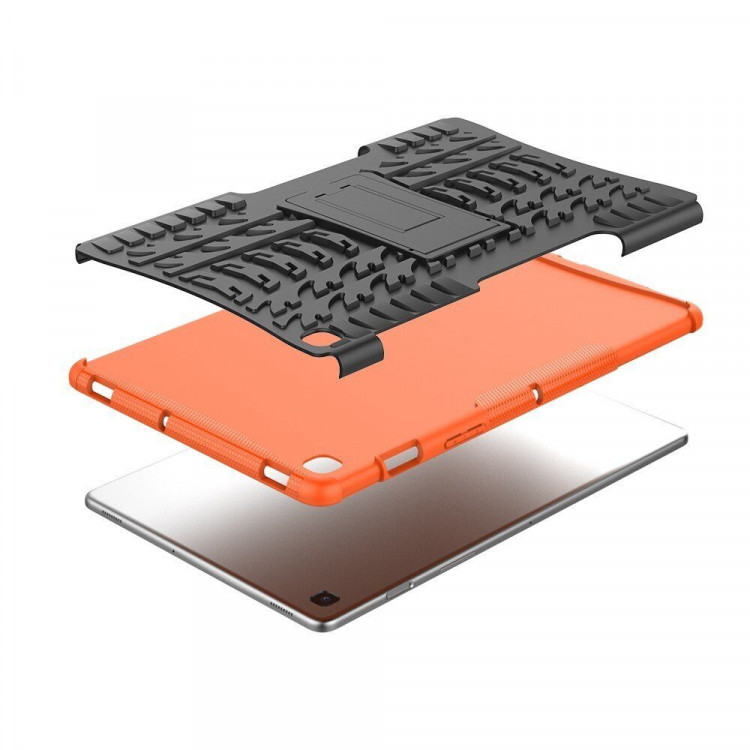 Чехол Hybrid Armor для Samsung Galaxy Tab S5e SM-T720 / SM-T725 (черный + оранжевый)