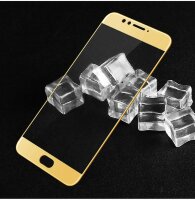 Защитное стекло 3D для Meizu M5s (золотой)