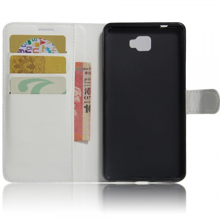 Чехол с визитницей для Samsung Galaxy J7 Prime SM-G610F/DS (белый) (On7 2016 SM-G6100)