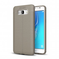 Чехол-накладка Litchi Grain для Samsung Galaxy J5 (2016) (серый)