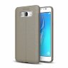 Чехол-накладка Litchi Grain для Samsung Galaxy J5 (2016) (серый)