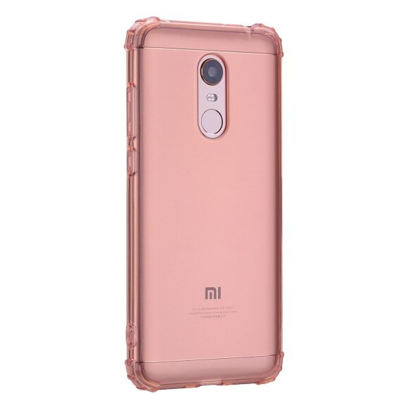 Силиконовый чехол с усиленными бортиками для Xiaomi Redmi 5 (розовый) Силиконовый чехол с усиленными бортиками для Xiaomi Redmi 5 (розовый)