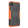 Чехол Hybrid Armor для Xiaomi Redmi 7A (черный + оранжевый)