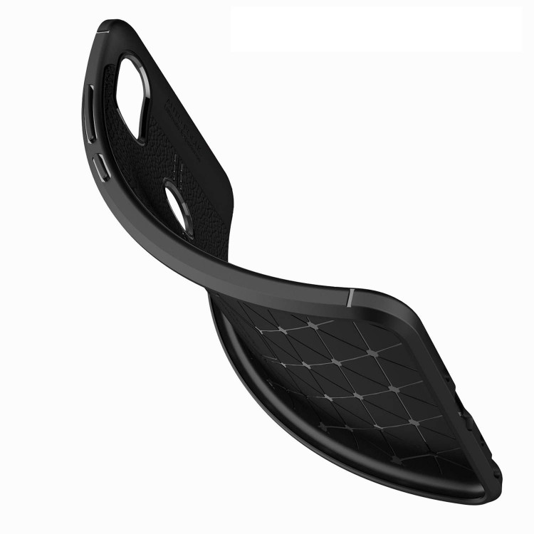 Чехол-накладка Litchi Grain для Xiaomi Redmi Note 5 / 5 Pro (черный)