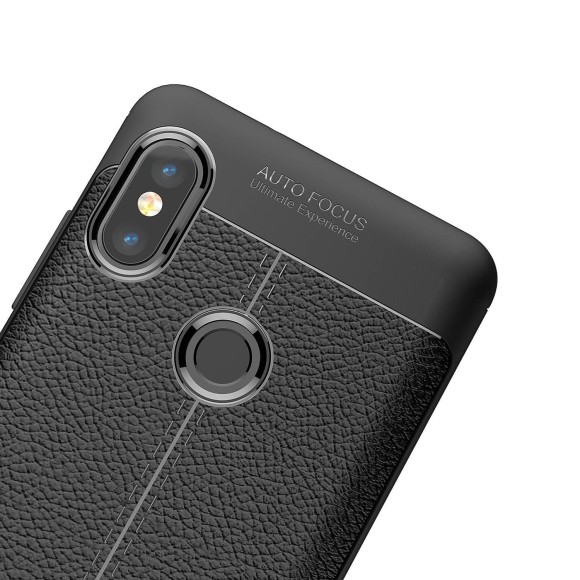 Чехол-накладка Litchi Grain для Xiaomi Redmi Note 5 / 5 Pro (черный) Чехол-накладка Litchi Grain для Xiaomi Redmi Note 5 / 5 Pro (черный)