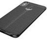 Чехол-накладка Litchi Grain для Xiaomi Redmi Note 5 / 5 Pro (черный)