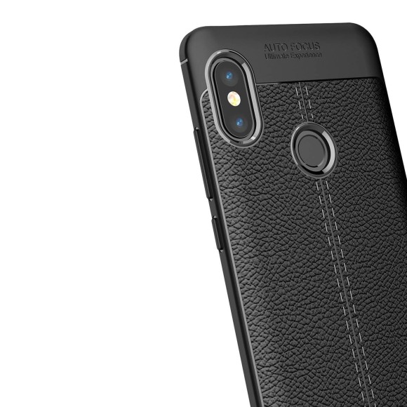 Чехол-накладка Litchi Grain для Xiaomi Redmi Note 5 / 5 Pro (черный) Чехол-накладка Litchi Grain для Xiaomi Redmi Note 5 / 5 Pro (черный)
