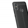 Чехол-накладка Litchi Grain для Xiaomi Redmi Note 5 / 5 Pro (черный)