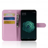 Чехол с визитницей для Xiaomi Mi 6X / Xiaomi Mi A2 (розовый)
