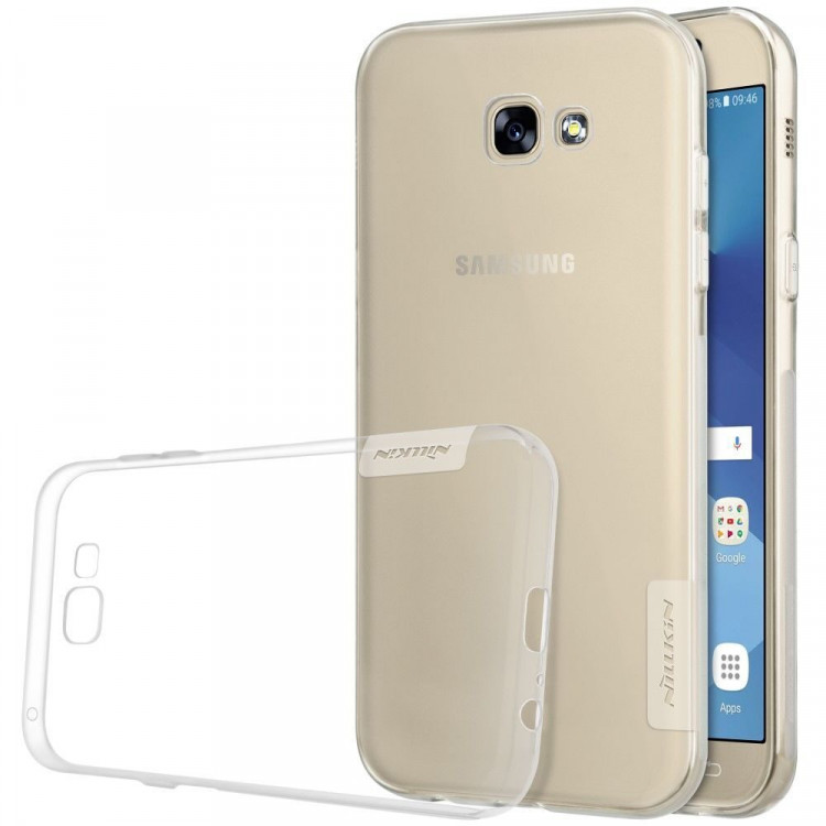 Силиконовый TPU чехол NILLKIN для Samsung Galaxy A7 (2017) SM-A720F (прозрачный)