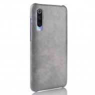 Кожаная накладка-чехол для Xiaomi Mi 9 SE (серый) Кожаная накладка-чехол для Xiaomi Mi 9 SE (серый)