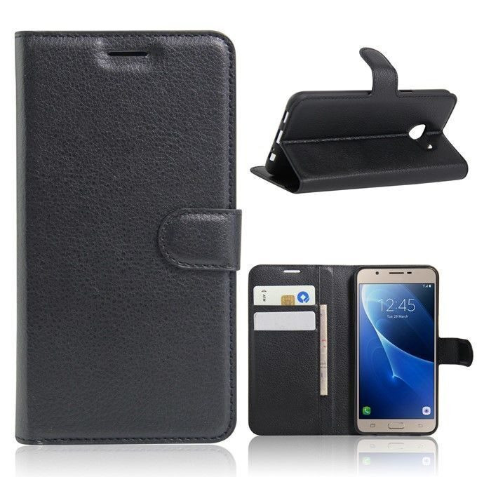 Чехол с визитницей для Samsung Galaxy C5 (черный)