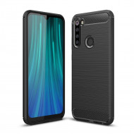 Чехол-накладка Carbon Fibre для Xiaomi Redmi Note 8 (черный) Чехол-накладка Carbon Fibre для Xiaomi Redmi Note 8 (черный)