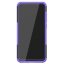 Чехол Hybrid Armor для Xiaomi Redmi Note 9 (черный + фиолетовый)