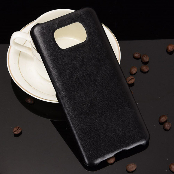 Кожаная накладка-чехол для Xiaomi Poco X3 NFC / Poco X3 / Poco X3 Pro (черный) Кожаная накладка-чехол для Xiaomi Poco X3 NFC / Poco X3 / Poco X3 Pro (черный)