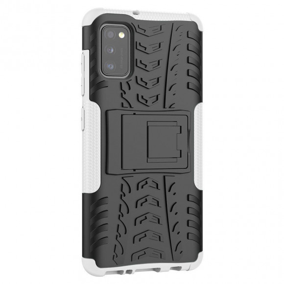 Чехол Hybrid Armor для Samsung Galaxy A41 (черный + белый)