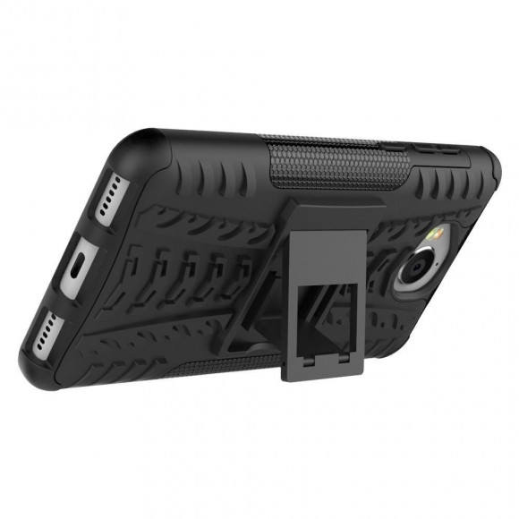 Чехол Hybrid Armor для Huawei Y5 2017 / Y6 2017 (черный)