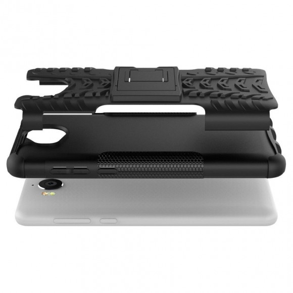 Чехол Hybrid Armor для Huawei Y5 2017 / Y6 2017 (черный)