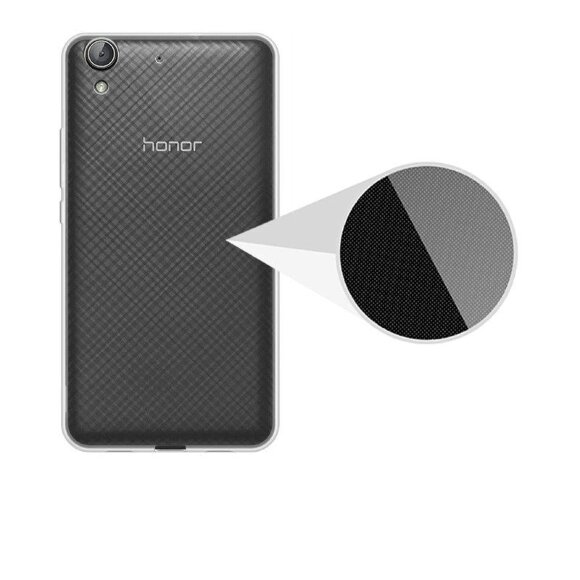 Силиконовый TPU чехол для Huawei Y6 II (прозрачный) Силиконовый TPU чехол для Huawei Y6 II (прозрачный)