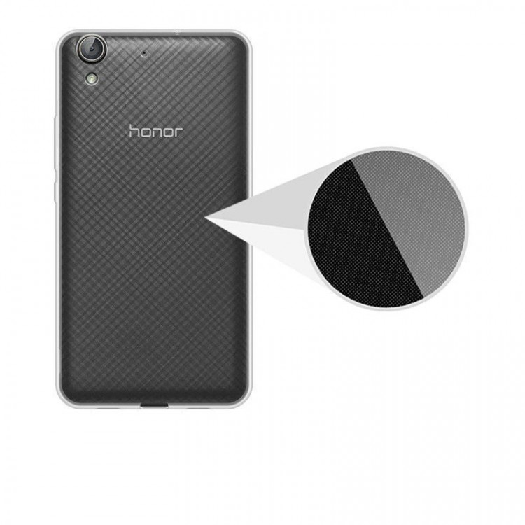 Силиконовый TPU чехол для Huawei Y6 II (прозрачный)