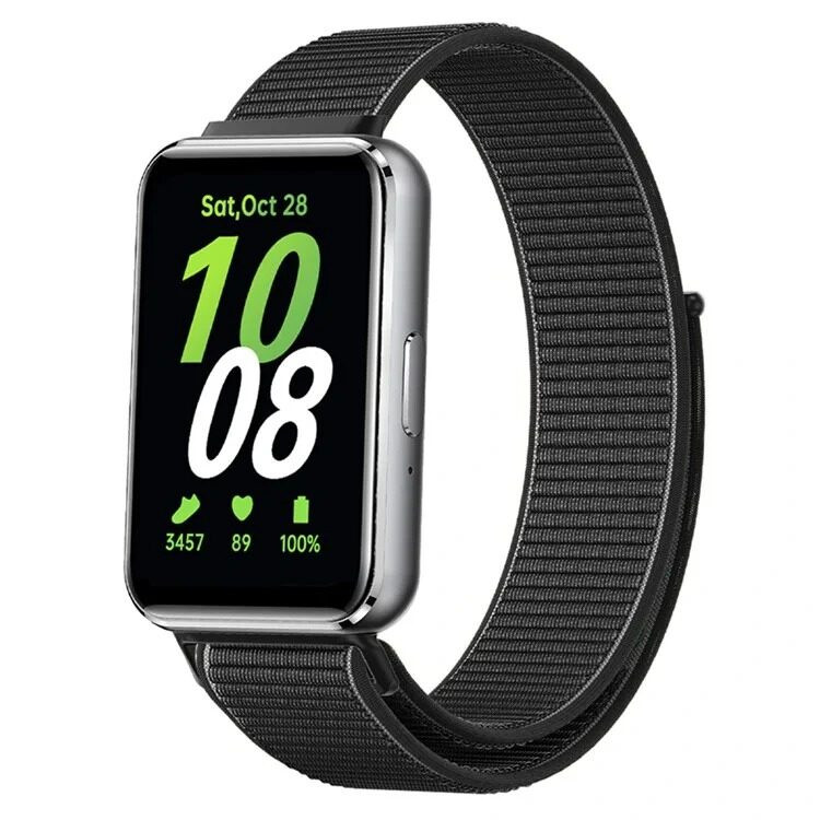 Нейлоновый ремешок для Samsung Galaxy Fit 3 SM-R390 (черный)