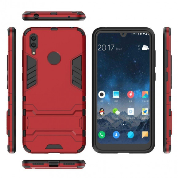 Чехол Duty Armor для Huawei Y7 (2019) / Y7 Prime (2019) (красный)