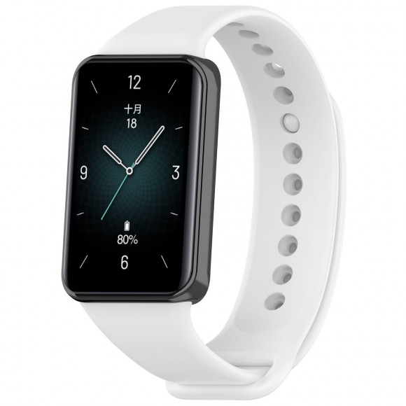 Силиконовый ремешок для Honor Band 9 (белый) Силиконовый ремешок для Honor Band 9 (белый)