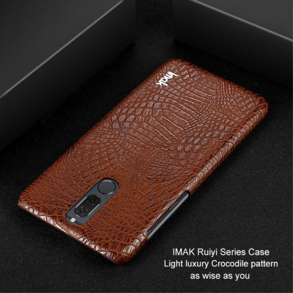 Чехол-накладка iMak Ruiyi Crocodile для Mate 10 Lite / Nova 2i (коричневый) Чехол-накладка iMak Ruiyi Crocodile для Mate 10 Lite / Nova 2i (коричневый)