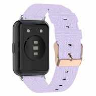 Нейлоновый ремешок с разноцветным плетением для Huawei Watch Fit 2 (светло-фиолетовый) Нейлоновый ремешок с разноцветным плетением для Huawei Watch Fit 2 (светло-фиолетовый)