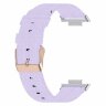 Нейлоновый ремешок с разноцветным плетением для Huawei Watch Fit 2 (светло-фиолетовый)