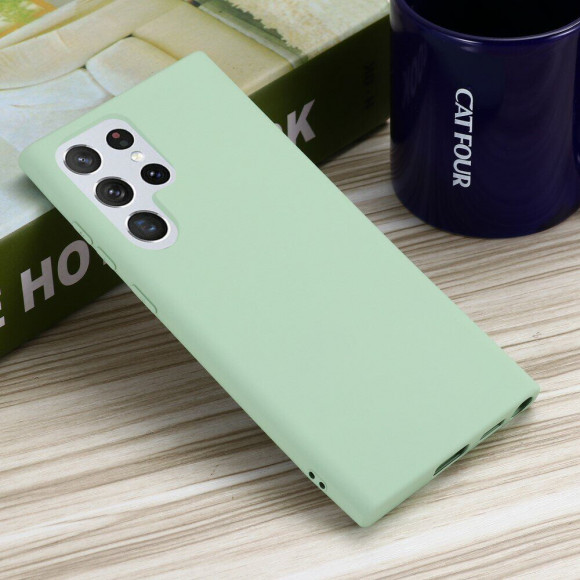 Силиконовый чехол Mobile Shell для Samsung Galaxy S22 Ultra (зеленый) Силиконовый чехол Mobile Shell для Samsung Galaxy S22 Ultra (зеленый)