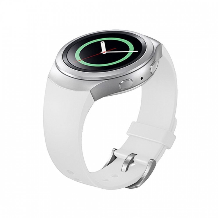 Силиконовый ремешок для Samsung Gear S2 (белый)