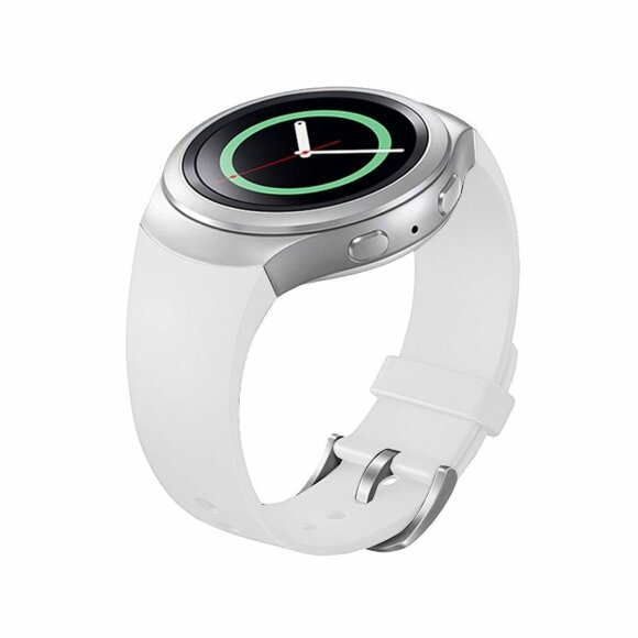 Силиконовый ремешок для Samsung Gear S2 (белый) Силиконовый ремешок для Samsung Gear S2 (белый)