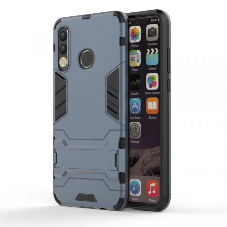 Чехол Duty Armor для Huawei P30 Lite / Huawei nova 4e / Honor 20S (MAR-LX1H) (темно-синий)