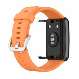 Силиконовый ремешок для Huawei Watch Fit TIA-B09 (оранжевый)