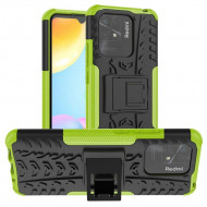 Чехол Hybrid Armor для Xiaomi Redmi 10C (черный + зеленый) Чехол Hybrid Armor для Xiaomi Redmi 10C (черный + зеленый)
