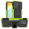 Чехол Hybrid Armor для Xiaomi Redmi 10C (черный + зеленый)