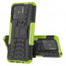 Чехол Hybrid Armor для Xiaomi Redmi 10C (черный + зеленый)
