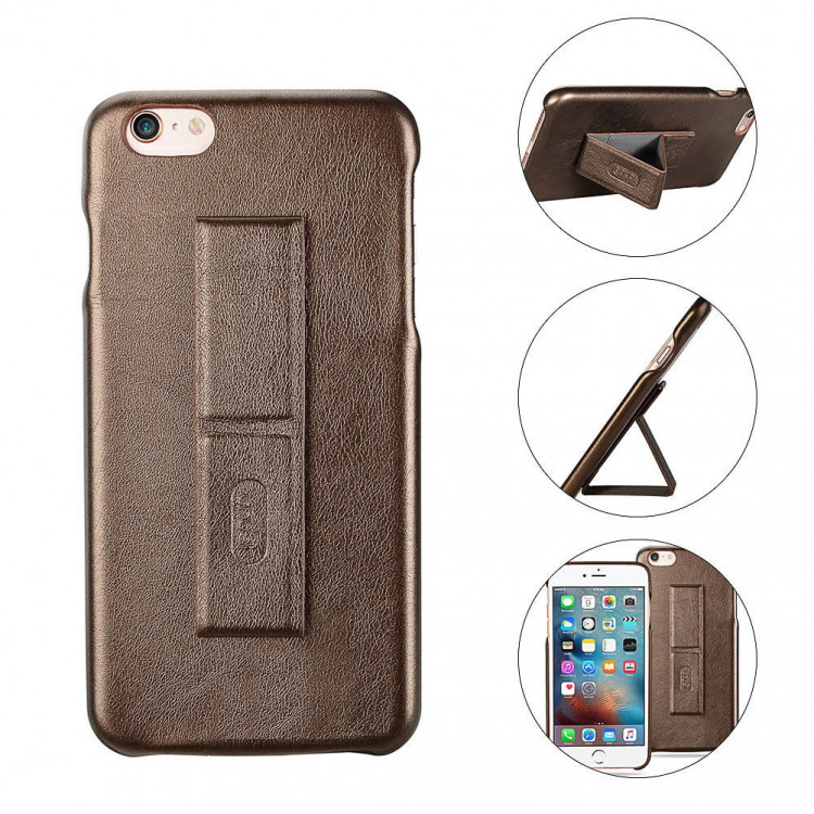 Чехол LENUO Lucky для iPhone  6S (коричневый)