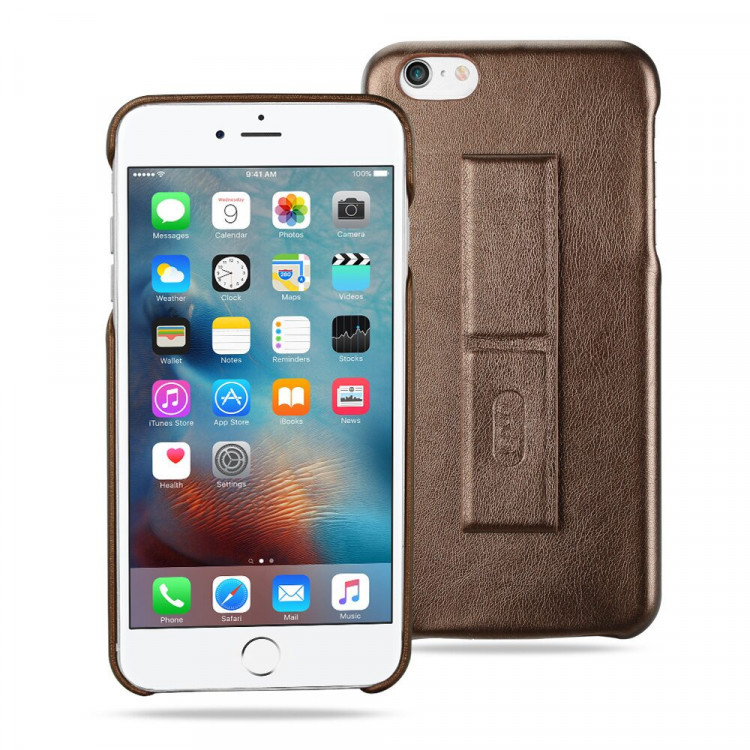 Чехол LENUO Lucky для iPhone  6S (коричневый)