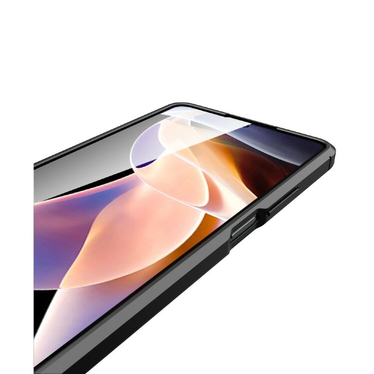 Чехол-накладка Litchi Grain для Xiaomi Poco X4 Pro 5G (черный)