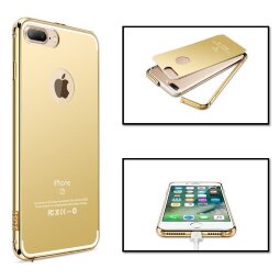 Чехол Luxury Aluminum для iPhone 7 Plus (золотой)
