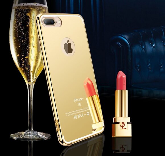 Чехол Luxury Aluminum для iPhone 7 Plus (золотой) Чехол Luxury Aluminum для iPhone 7 Plus (золотой)