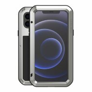 Гибридный чехол LOVE MEI для iPhone 12 mini (серебряный) Гибридный чехол LOVE MEI для iPhone 12 mini (серебряный)