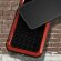 Гибридный чехол LOVE MEI для iPhone 13 Pro (красный)