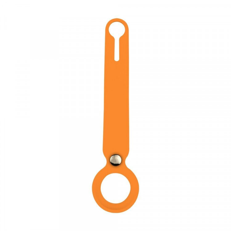 Удлиненная силиконовая подвеска для AirTag (оранжевый)