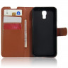 Чехол с визитницей для LG X Screen (коричневый)