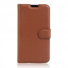 Чехол с визитницей для LG X Screen (коричневый)