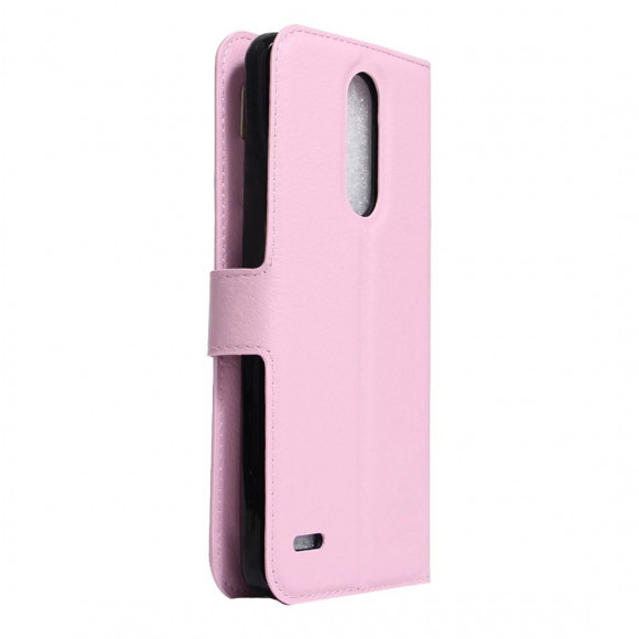 Чехол с визитницей для LG K8 (2017) X300 / M200N (розовый)